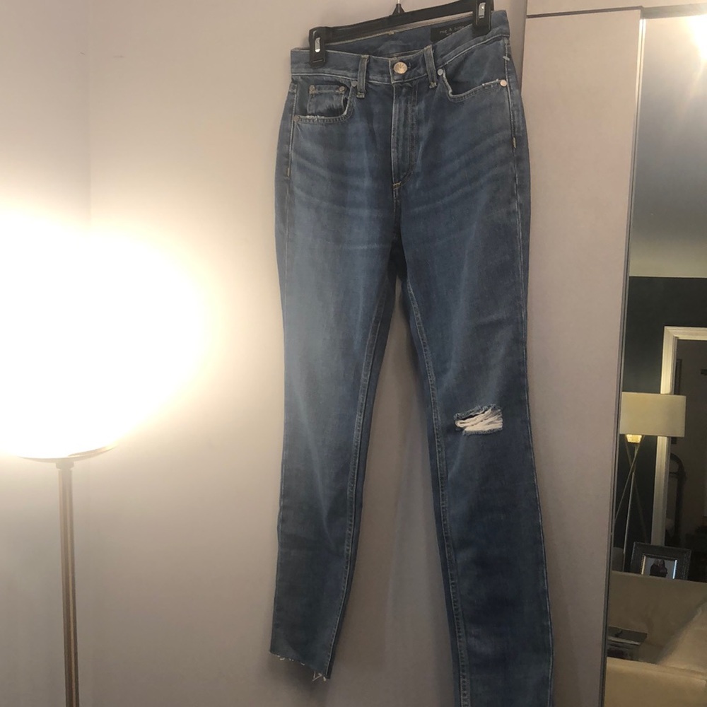 NWT Rag & Bone High Waist Skinny Jeans - Picture 3 of 8